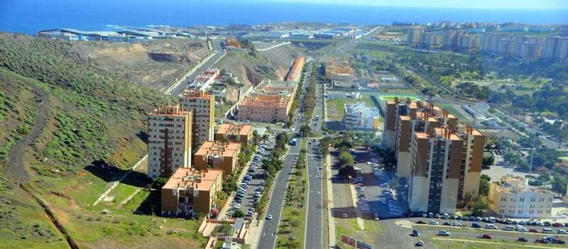 Vista aérea del sector donde ocurrió la reyerta/TA.